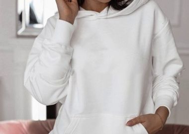 THE BASIC WHITE HOODIE - fashionroom - 