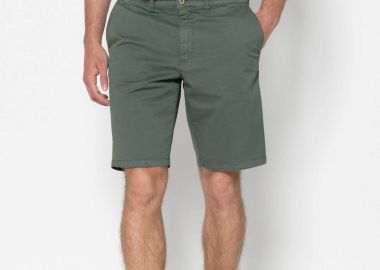 The Bostonians ανδρική βερμούδα chino Regular Fit - EN0342026 Χακί - THE BOSTONIANS - 