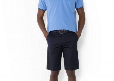 The Bostonians ανδρική βερμούδα chino twill Regular Fit - EN0565T596 Μπλε Σκούρο - THE BOSTONIANS - 