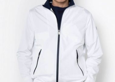 The Bostonians ανδρικό bomber jacket Regular Fit - W20262 Λευκό - THE BOSTONIANS - 