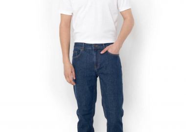 The Bostonians ανδρικό τζιν παντελόνι πεντάτσεπο Regular Fit - CJ2501303 Denim Blue - THE BOSTONIANS - 