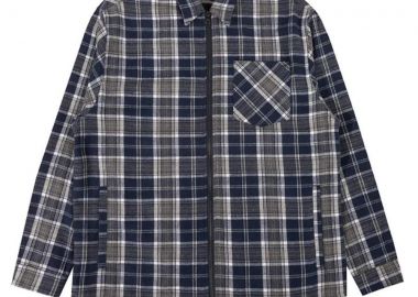 THE HUNDREDS overshirt Alma LS Woven - Μπλε καρό-T24F108011-BLUE - THE HUNDREDS - 