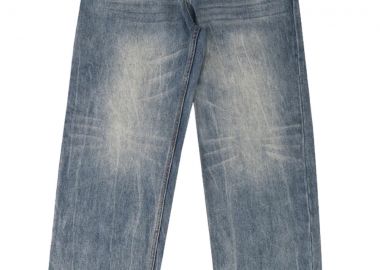 THE HUNDREDS Παντελόνια Flores Denim - WASHED BLUE-T24F104016-BLUE - THE HUNDREDS - 