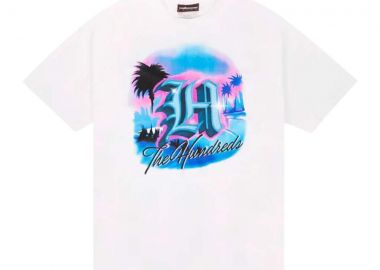 THE HUNDREDS T-SHIRT Airbrushed Big H- ΑΣΠΡΟ-T24S101017-WHITE - THE HUNDREDS - 