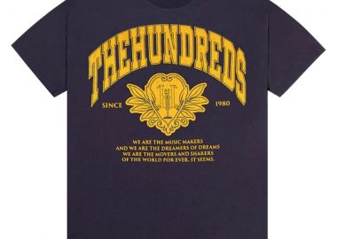 THE HUNDREDS T-Shirts Alumnus T-Shirt - ΜΠΛΕ-T25P101015-BLUE - THE HUNDREDS - 