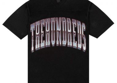 THE HUNDREDS T-Shirts Division Football Jersey - Μαύρο-T24F109004-BLACK - THE HUNDREDS - 
