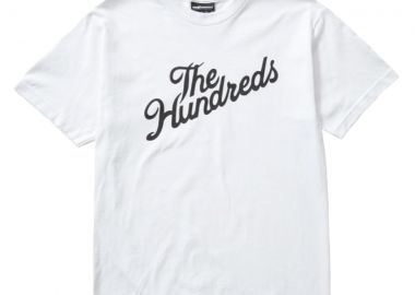 THE HUNDREDS T Shirts Slant Logo - Λευκό-F23S101002-WHITE - THE HUNDREDS - 