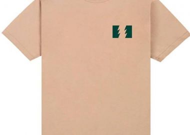 THE HUNDREDS T Shirts Wildfire Logo T-Shirt - ΜΠΕΖ-F23S101003-BEIGE - THE HUNDREDS - 