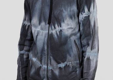 THOM KROM Ανδρικό Γκρι Hooded Jacket - THOM KROM - 