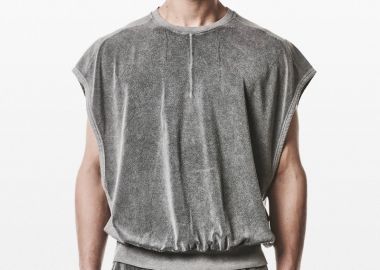 THOM KROM Ανδρικό Γκρι T-Shirt M TS 917 - THOM KROM - 