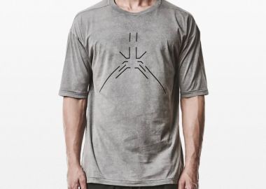 THOM KROM Ανδρικό Γκρι T-Shirt M TS 933 - THOM KROM - 