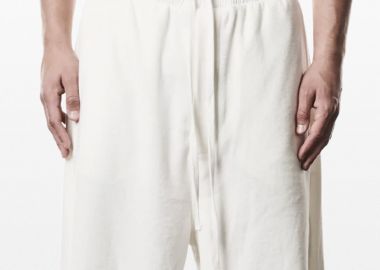 THOM KROM Ανδρικό Λευκό Shorts M ST 517 - THOM KROM - 