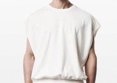 THOM KROM Ανδρικό Λευκό T-Shirt M TS 917 - THOM KROM - 