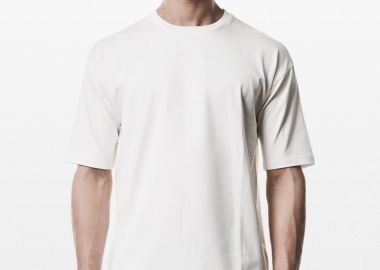 THOM KROM Ανδρικό Λευκό T-Shirt M TS 955 in White - THOM KROM - 