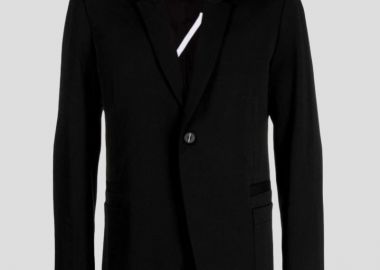 THOM KROM Ανδρικό Μαύρο One Button Black Blazer - THOM KROM - 
