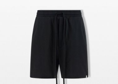 THOM KROM Ανδρικό Μαύρο Shorts M ST 513 - THOM KROM - 