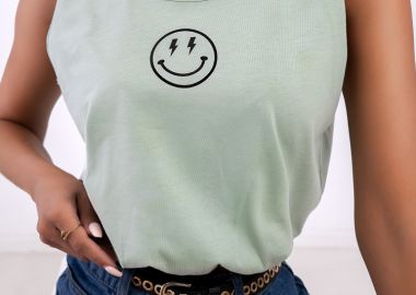 THUNDEREYE MINT TANK TOP - fashionroom - 