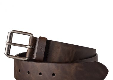 TIMBERLAND 40mm recycled leather belt TB0A23UE2421 200 - BROWN - TIMBERLAND - 