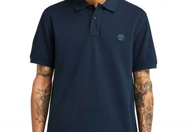 Timberland ανδρική μπλούζα πόλο πικέ με κεντημένο logo tree Regular Fit 