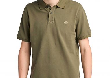 Timberland ανδρική μπλούζα πόλο πικέ με κεντημένο logo tree Regular Fit 