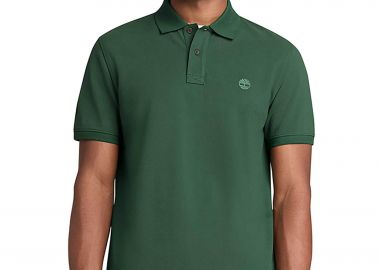Timberland ανδρική μπλούζα πόλο πικέ με κεντημένο logo tree Regular Fit 