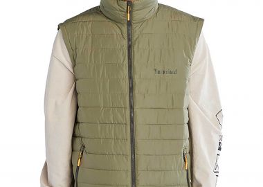 Timberland ανδρικό αμάνικο μπουφάν αδιάβροχο με λογότυπο 
