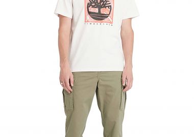 Timberland ανδρικό cargo παντελόνι μονόχρωμο 