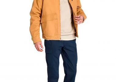 Timberland ανδρικό παντελόνι cargo twill Regular Fit - TB0A6H374331 Μπλε Σκούρο - TIMBERLAND - 