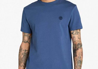 Timberland ανδρικό T-shirt με κεντημένο tree logo Slim Fit 