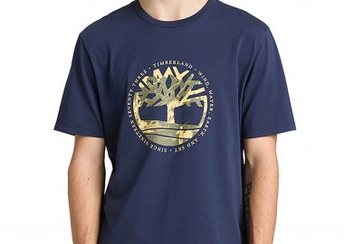 Timberland ανδρικό T-shirt με tree logo print Regular Fit 