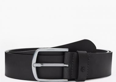 TIMBERLAND Bluff Point Leather Belt TB0A5NHS0011 BLACK - TIMBERLAND - 