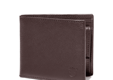 Timberland δερμάτινο πορτοφόλι σκούρο καφέ - TIMBERLAND - 