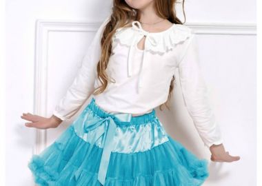 ΤΙΡΚΟΥΑΖ ΤΟΥΛΙΝΗ ΦΟΥΣΤΑ - TUTU SKIRT -  - 