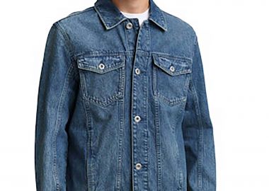 Tom Tailor ανδρικό denim jacket με τσέπες Regular Fit - 1049265 Denim Blue - TOM TAILOR - 
