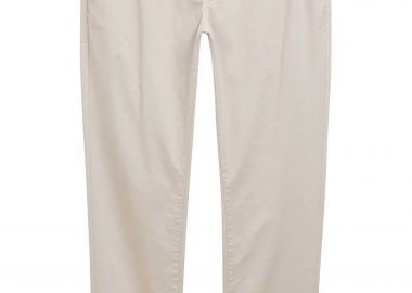 Tom Tailor ανδρικό παντελόνι chino με ζώνη Slim Fit - 1027694 Εκρού - TOM TAILOR - 