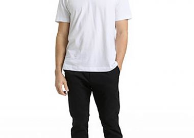 Tom Tailor ανδρικό παντελόνι chino Slim Fit - 1050738 Μαύρο - TOM TAILOR - 