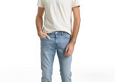 Tom Tailor ανδρικό τζιν παντελόνι πεντάτσεπο Slim Fit - 1048363 Denim Blue Ανοιχτό - TOM TAILOR - 