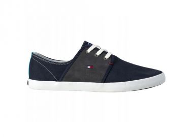 Tommy Hilfiger 6C FM56819315 403 Ανδρικά Sneakers Γκρι - Tommy Hilfiger - 