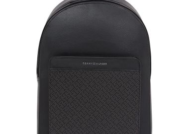 Tommy Hilfiger Ανδρικό Σακίδιο AM0AM129800GJ Μαύρο - Tommy Hilfiger - 