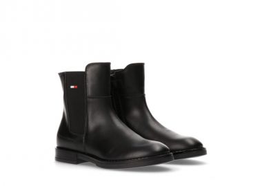 Tommy Hilfiger Boot Γυναικεία Chelsea Μποτάκια Μαύρα T4A5-33045-0036999 - Tommy Hilfiger - 