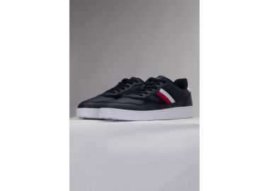Tommy Hilfiger Court Cupsole Retro Lth Stripes shoes M FM0FM04828 DW5 - Tommy Hilfiger - 