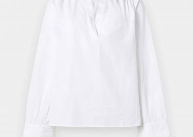 Tommy Hilfiger γυναικεία μπλούζα μονόχρωμη Regular Fit - WW0WW48974 Λευκό - TOMMY HILFIGER - 
