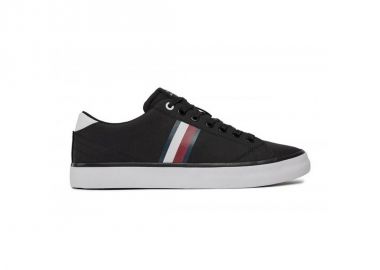 Tommy Hilfiger Hi Vulc Low Stripes Mesh M FM0FM04946BDS shoes - Tommy Hilfiger - 