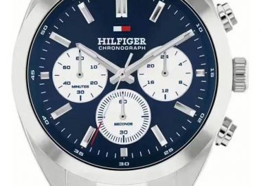 TOMMY HILFIGER Hudson Chronograph - 1710722, Silver case with Stainless Steel Bracelet - Tommy Hilfiger - 