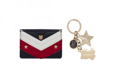 Tommy Hilfiger Μπρελόκ Δερμάτινο Χρυσό AW0AW05852 - Tommy Hilfiger - 