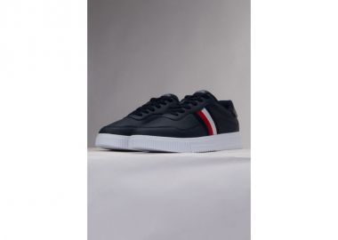 Tommy Hilfiger Supercup Leather Stripes M shoes FM0FM04824 DW5 - Tommy Hilfiger - 