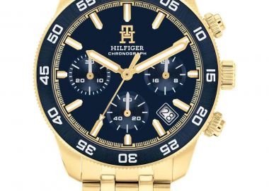 TOMMY HILFIGER TH85 Chronograph - 1792158, Gold case with Stainless Steel Bracelet - Tommy Hilfiger - 