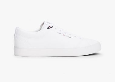 Tommy Jeans ανδρικά sneakers με λογότυπο - FM0FM05511 Λευκό - TOMMY JEANS - 