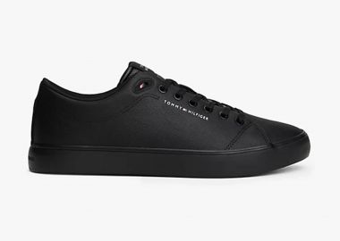 Tommy Jeans ανδρικά sneakers με λογότυπο - FM0FM05511 Μαύρο - TOMMY JEANS - 
