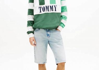 Tommy Jeans ανδρική βερμούδα denim Slim Fit 